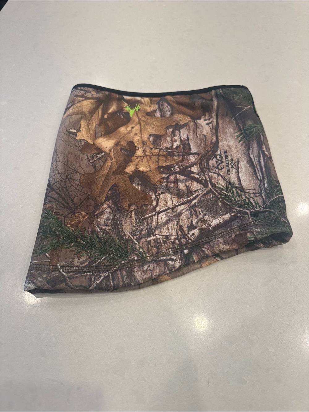 Men's Camouflage Face Mask Neck Gaiter - Brown/Green